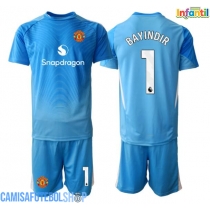 Camisa de time de futebol Manchester United Altay Bayindir #1 Goleiro Replicas 1º Equipamento Infantil 2025-26 Manga Curta (+ Calças curtas)